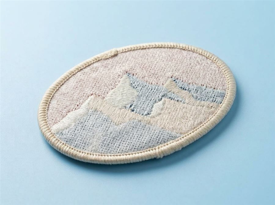 Nášivka s klasickým textilním rubem na přišití